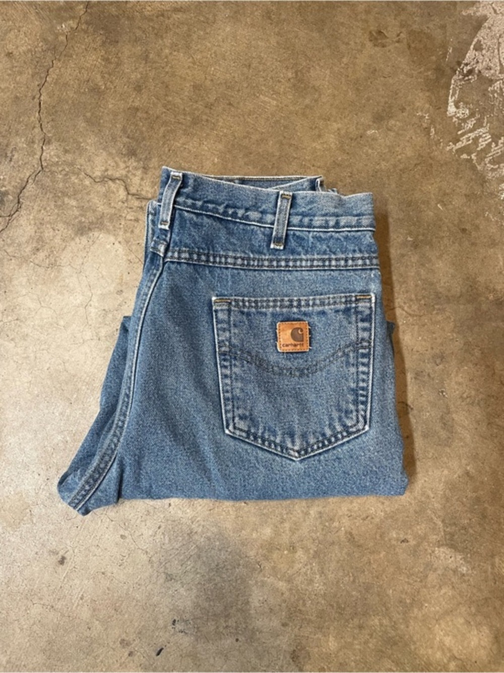 Carhartt B172 DST Flannel Lined Relaxed Fit Jeans